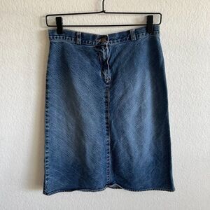 CHARLOTTE RUSSE Vintage Y2K 2000s Denim Jean Skirt Womens 3